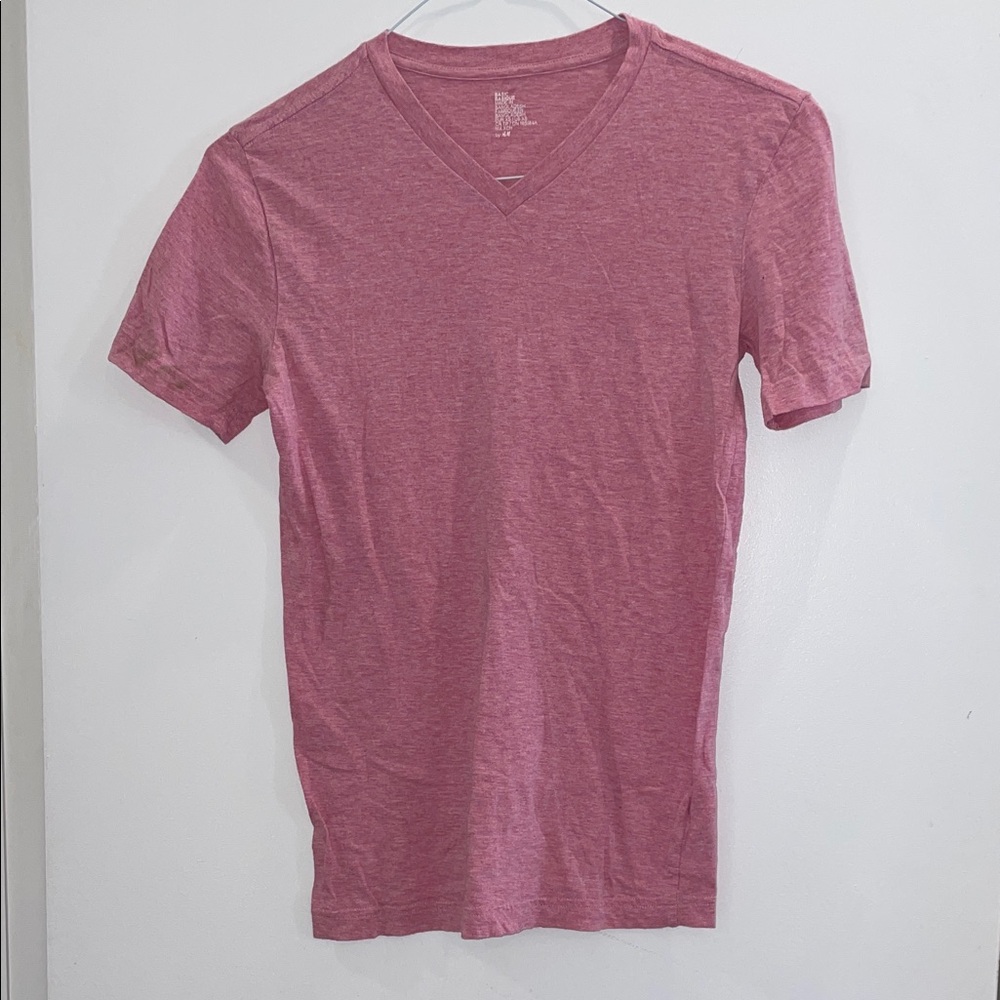 H&M Men's Short Sleeve V-Neck T-Shirt